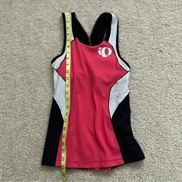Pearl Izumi Elite InRCool Tri Singlet Tank Top Womens Small Pink-White 13221302 - Picture 5 of 15
